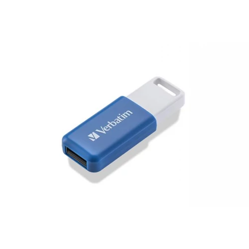 Pendrive, 64GB, USB 2.0, VERBATIM "Databar", kék