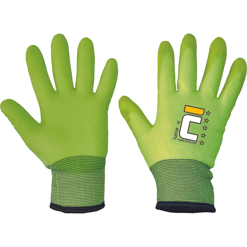 TURTUR téli nylon PVC mártott kesztyű