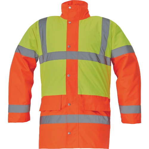SEFTON kabát HV piros\/navy 2XL