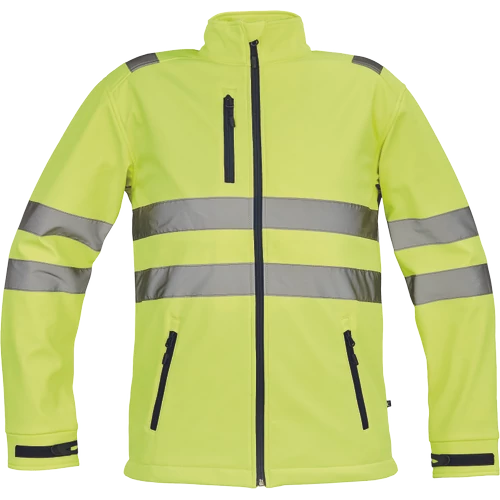 MURCIA HV SOFTSHELL kabát sárga