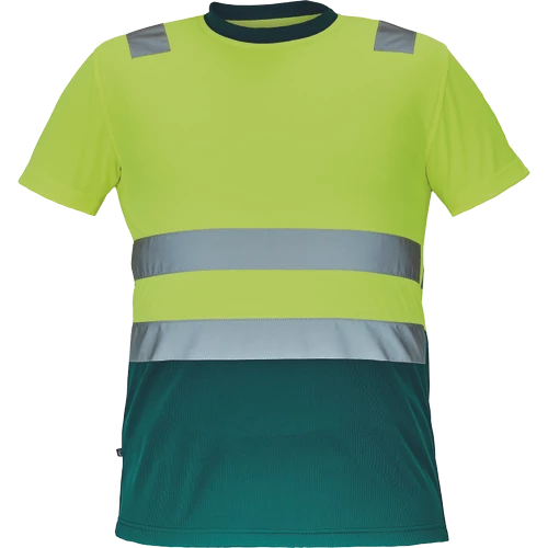 MONZON Hi-Vis póló sárga-navy