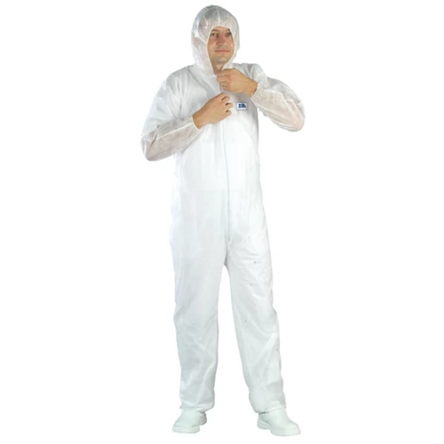 WHITE SPP COVERALL