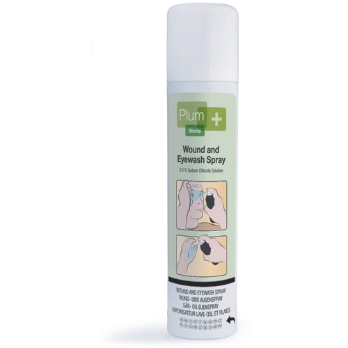 PLUM Wound&Eyewash Spray 0,9% 250ml