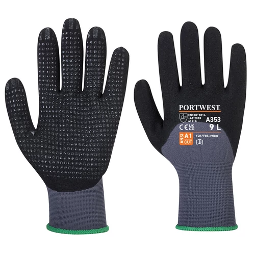 Grey/Black DermiFlex Ultra Plus kesztyű
