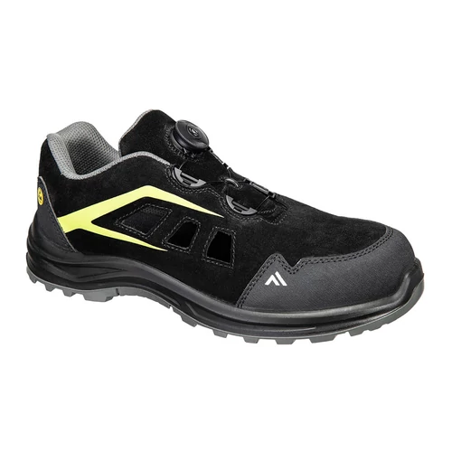 Black/Green Kompozit szandál S1 ESD SR FO