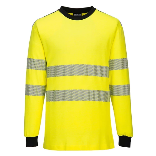 Yellow/Black WX3 Lángálló Hi-Vis póló