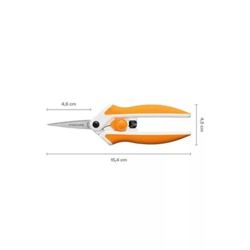 Varróolló, 15 cm, FISKARS "EasyAction™", narancssárga