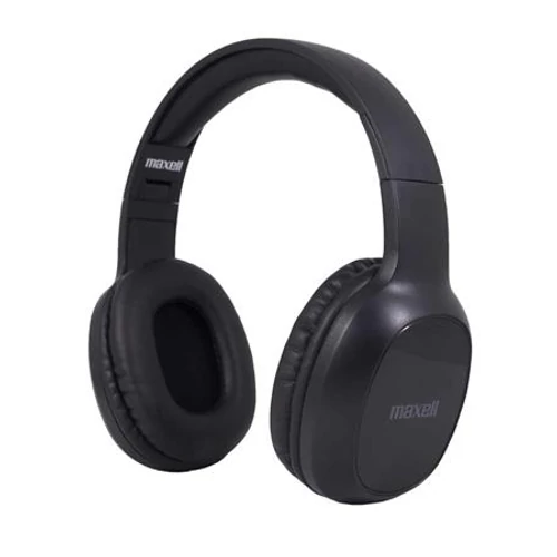 Fejhallgató, vezeték nélküli, Bluetooth 5.1, mikrofonnal, MAXELL "Bass 13 BT", fekete