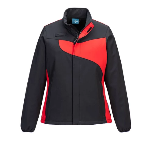 Black/Red PW2  női Softshell (2L)