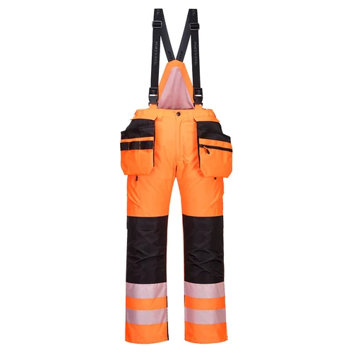 Orange/Black PW3 Hi-Vis téli nadrág