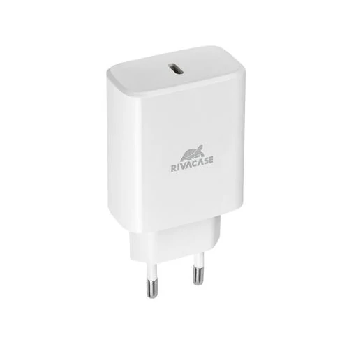 Hálózati töltő, 1xUSB-C, 30W RIVACASE "PS4193", fehér