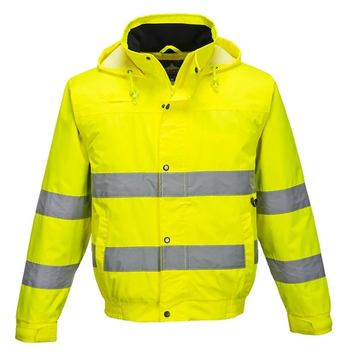 Yellow Jól láthatósági bomber dzseki