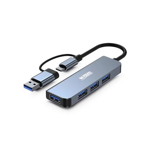 USB elosztó-HUB, 4xUSB-A 3.2, URBAN FACTORY "Minee"