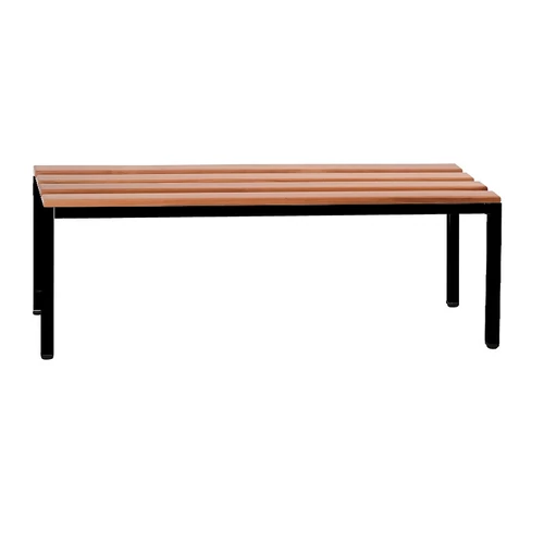 Különálló öltözőpad, 400×1000×400 mm, Fekete/bükk