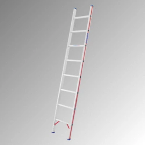 Támaszlétra, 8 lépcsőfok, létra hossza 2440 mm, szélessége 425 mm, súlya 4,20 kg