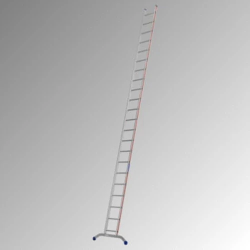 Támaszlétra, 22 lépcsőfok, létra hossza 6360 mm, szélessége 1142 mm, súlya 13,6 kg