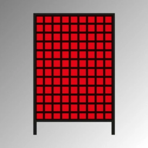 Helyhez kötött szerelőállvány tárolórekeszekkel, kétoldalas, ládák darabszáma: 216x5-ös méret, SZxMxM 1010x600x1510 mm