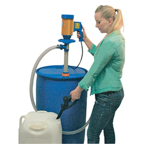 Hordó- és tartályszivattyú készlet, merülési mélység 1200 mm, szállítási teljesítmény 93 l/perc, 230 volt, AtEx100