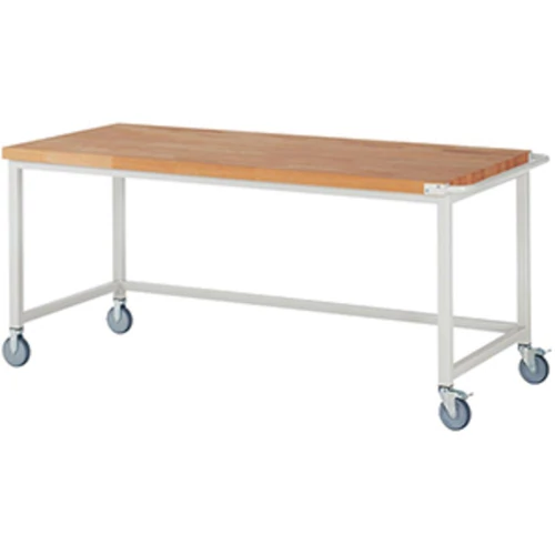 Mobil munkapad, SZxMxM 2000x900x880 mm, 40 mm-es bükk munkalap, RAL7035
