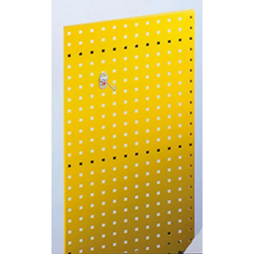 Perforált lemez, RAL 1023, SZxM 450x1000 mm