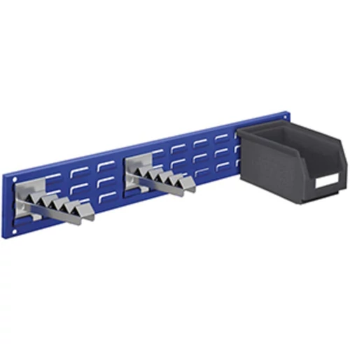 Hasítékolt lemezcsík, RAL 5010, SZxM 920x140 mm