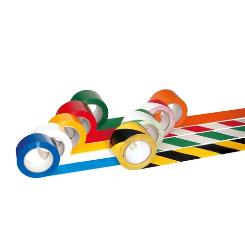 Jelölőszalag, tekercs 33 méter hosszú, szélesség 50 mm, sárga szín, MINIMÁLIS RENDELÉSI MENNYISÉG 2 tekercs