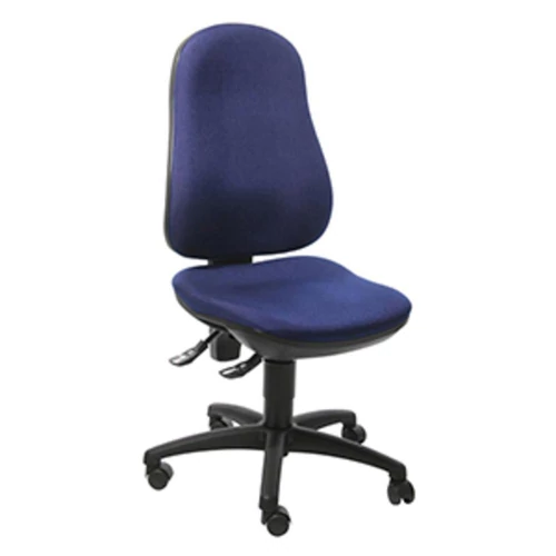 Irodai forgószék, ülőfelület SZxMxM 460x460x420-550 mm, háttámla magassága 580 mm, királykék