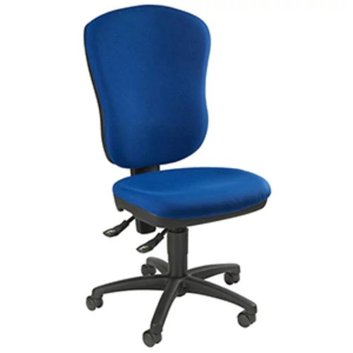 Irodai forgószék, ülőfelület SZxMxM 480x440x420-550 mm, háttámla magassága 600 mm, királykék