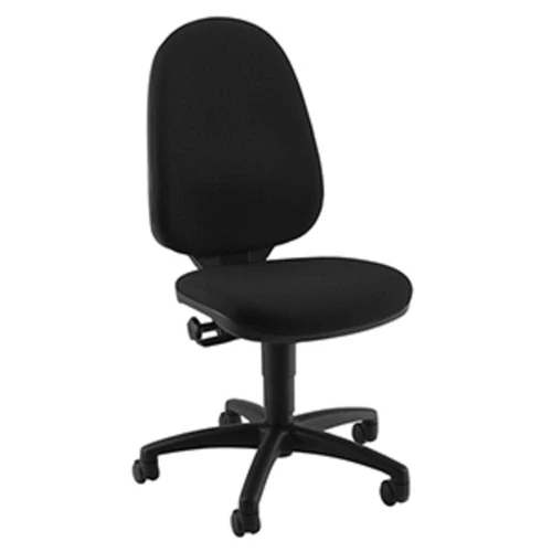 Irodai forgószék, ülőfelület SZxMxM 460x450x420-550 mm, háttámla magassága 550 mm, fekete