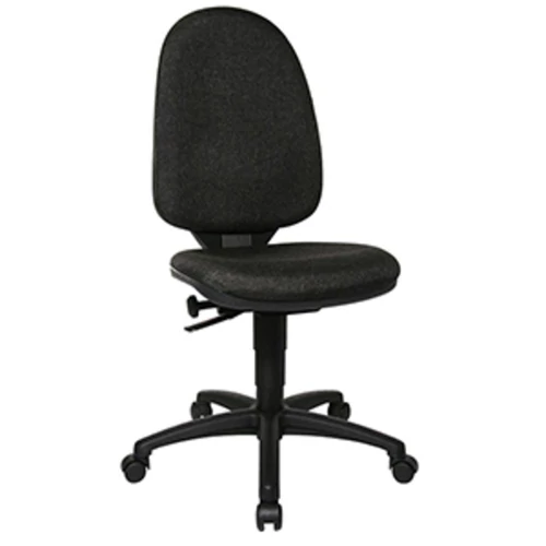 Irodai forgószék, ülőfelület SZxMxM 460x450x420-550 mm, háttámla magassága 550 mm, süllyesztett ülés, antracit