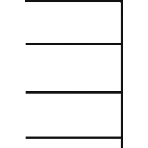 Állvány kis tartáylokhoz 4x35 l-es rekeszes tálcákkal, SZxMxM 1360x635x2000 mm, horganyzott, bővítőegység