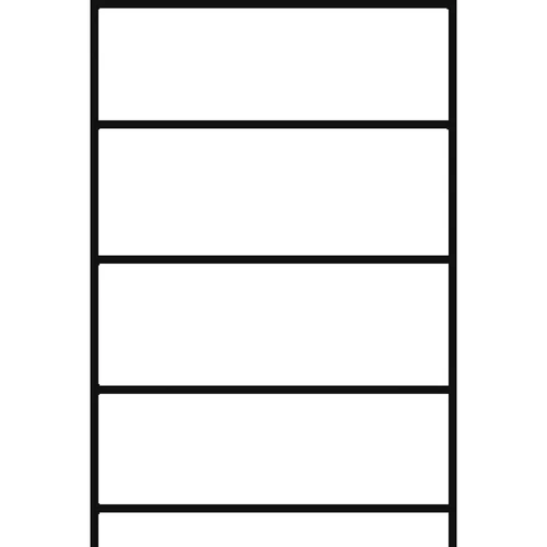 Állvány kis tartáylokhoz 5x30 l-es rekeszes tálcákkal, SZxMxM 1060x635x2000 mm, horganyzott, alapegység