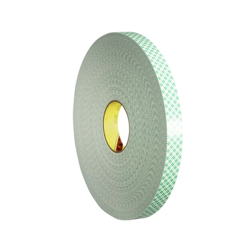 3M™ 4032 PU-hab kétoldalas ragasztószalag, 0,8 mm vastag, fehér, 12 mm x 66 m