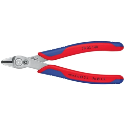 Műszerész oldalcsípő fogó Super-Knips® INOX hossz 140 mm ferde nem polírozott KNIPEX