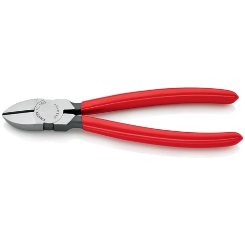 Oldalcsípő fogó, hossza 180 mm, polírozott fejű KNIPEX műanyag bevonat