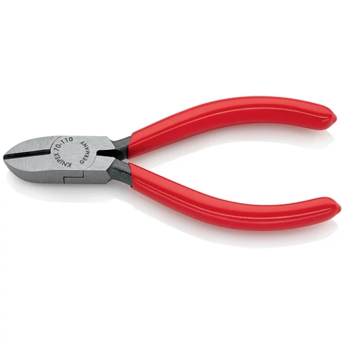 Oldalcsípő fogó, hossza 110 mm, polírozott fejű KNIPEX műanyag bevonat