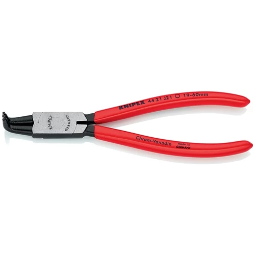 J 21-es seegergyűrűfogó tengely átmérő 19-60 mm polírozott KNIPEX