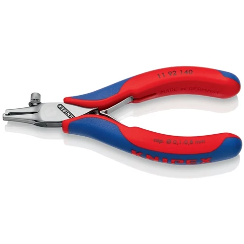 Elektronikai csupaszító fogó, teljes hossz 140 mm, működési tartomány 0,1 - 0,8 mm KNIPEX