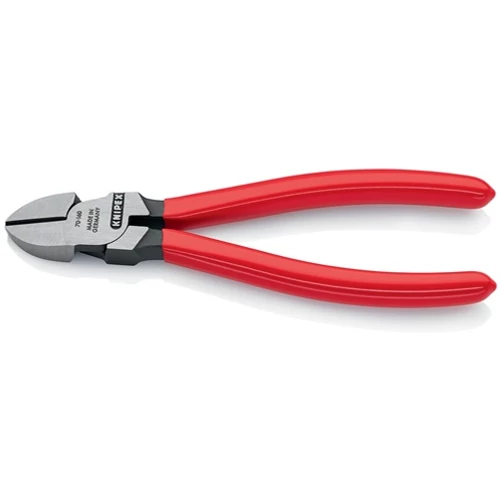 Oldalcsípő fogó, hossza 160 mm, polírozott fej KNIPEX műanyag bevonattal