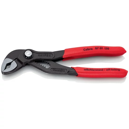 Vízpumpa fogó Hosszúság 150 mm Befogási szélesség 30 mm polírozott KNIPEX műanyag bevonat