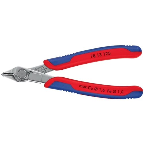 Műszerész oldalcsípő fogó Super-Knips® INOX Hossz 125 mm Forma 1 ferde nem polírozott KNIPEX