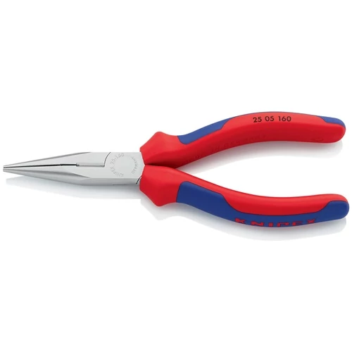 Lapos fogó hossza 160 mm lapos/kerek egyenes többkomponensű markolat KNIPEX