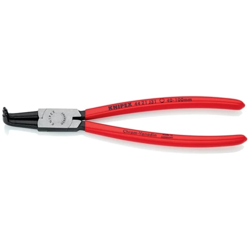 J 31-es seegergyűrűfogó tengely átmérő 40-100 mm polírozott KNIPEX