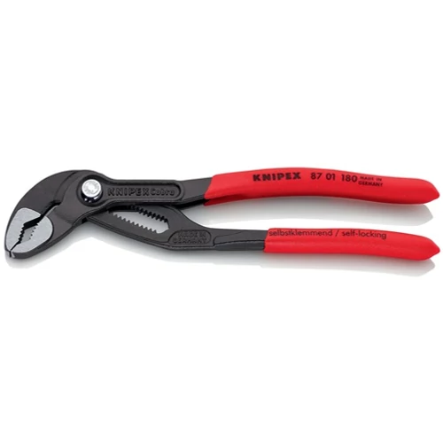 Vízpumpa fogó hossza 180 mm fesztáv 36 mm polírozott KNIPEX műanyag bevonat