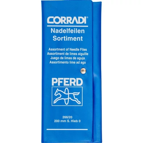 Tűreszelő készlet CORRADI hossz 200 mm SH0 DH1 12 db PFERD