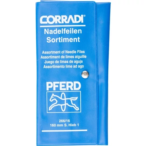 Tűreszelő készlet CORRADI hossz 160 mm SH1 DH2 12 db PFERD