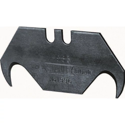 Horog penge 1-11-983 L50xW19xS0,65mm perforáció nélkül 100 db / műanyag doboz