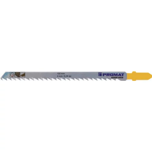 Szúrófűrészlap teljes hossza 132 mm Fogosztás 4 mm HCS 5 db
