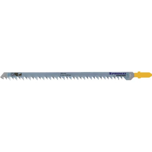 Szúrófűrészlap teljes hossza 180 mm Fogosztás 4 mm HCS 5 db