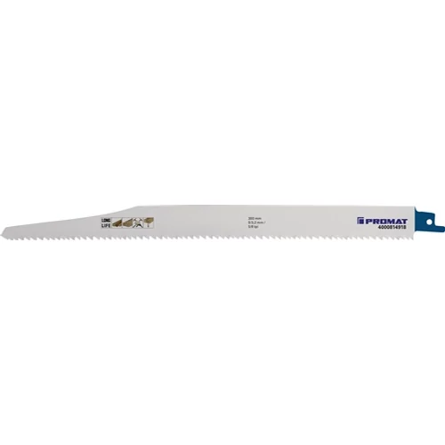 Szablyafűrészlap Hosszúság 300 mm Szélesség 22 mm Fogosztás TPI 5/8 5/3,2 mm mart, készlet 3 db